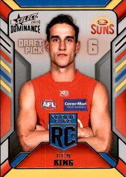 2019 Select Dominance - Rookies #RC6 Ben King Front